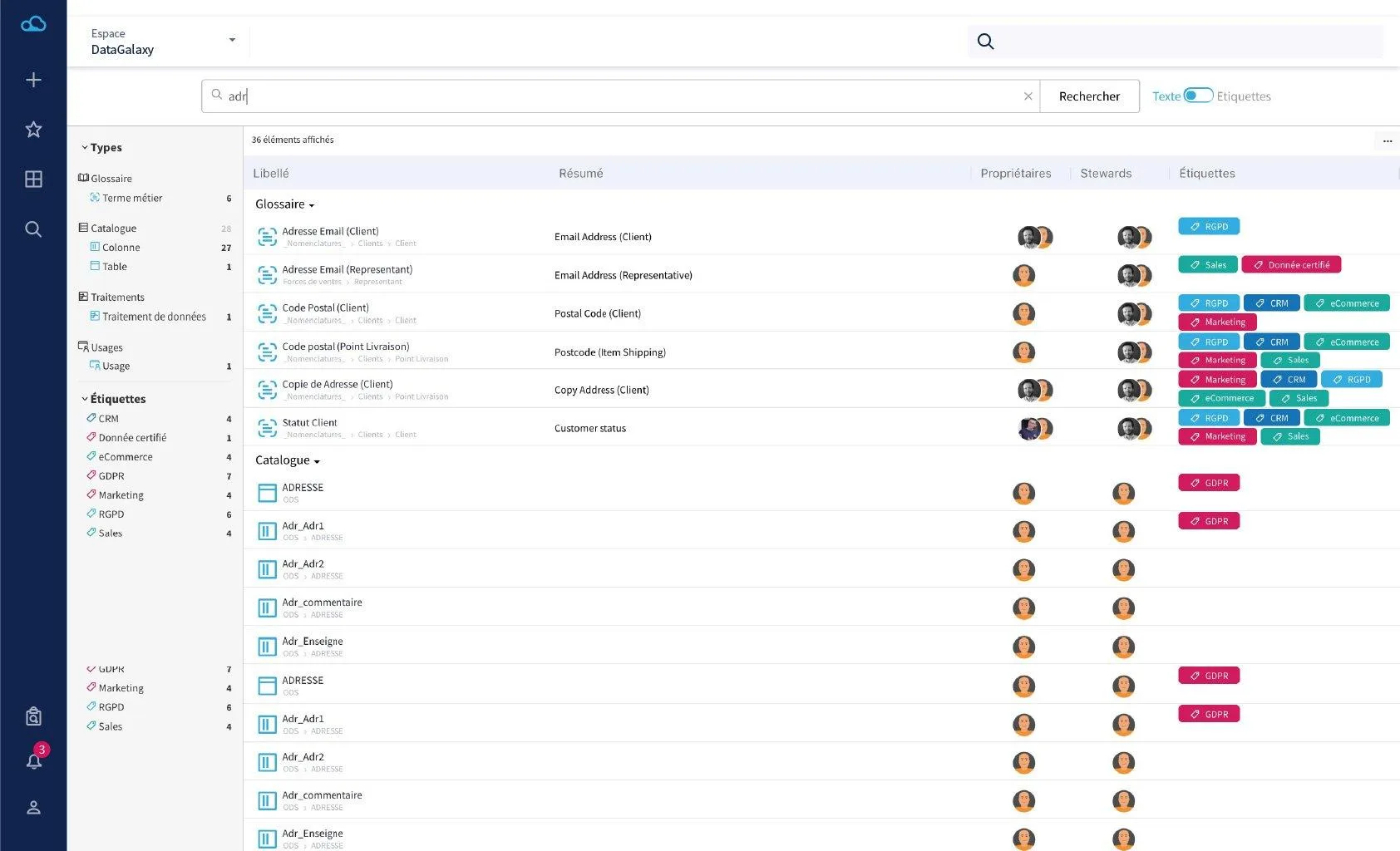 DataGalaxy — Screenshots 2
