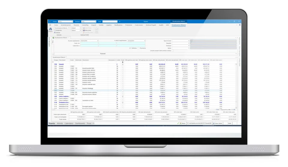 Fluentis ERP — Screenshots 1
