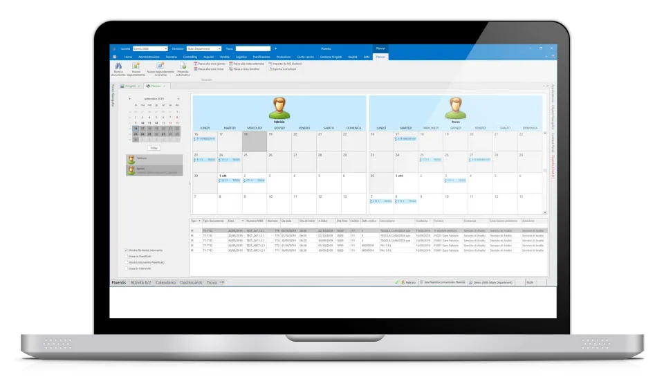 Fluentis ERP — Screenshots 2