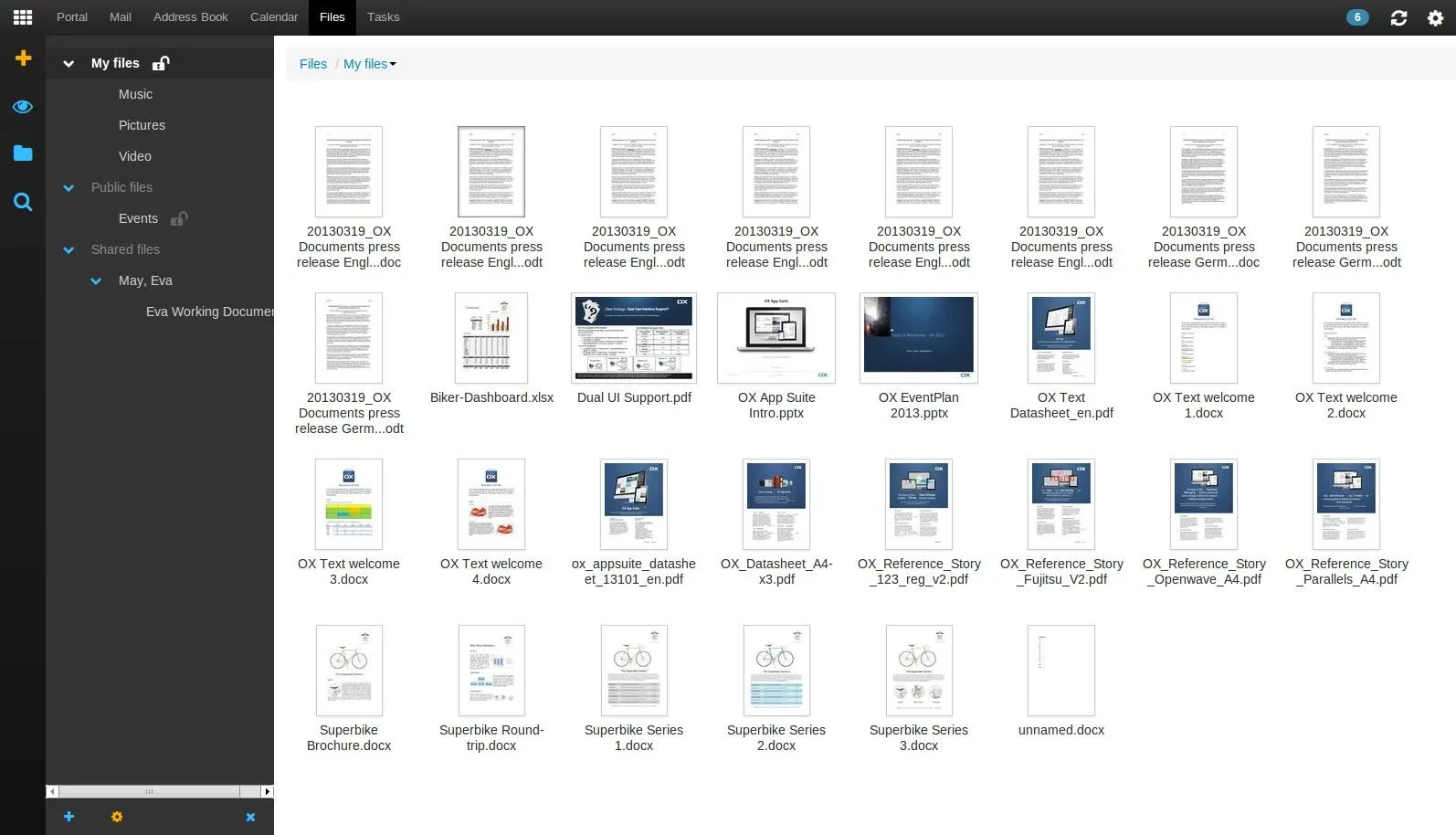 OX App Suite — Screenshots 4