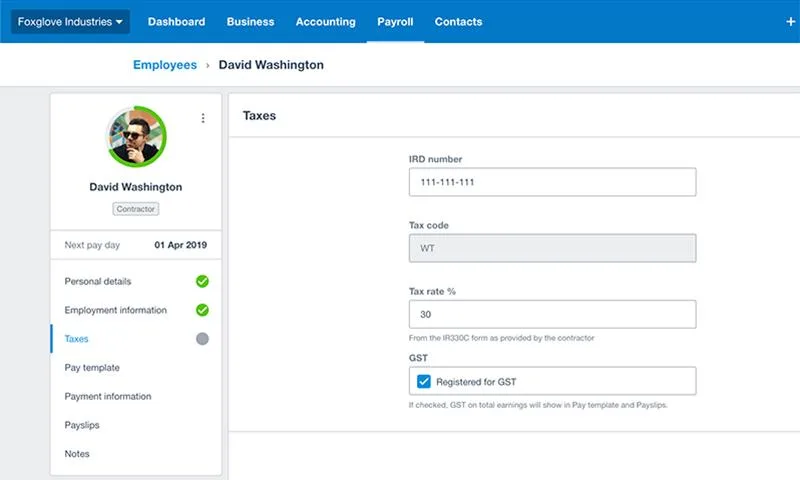 Xero Payroll — Screenshots 1