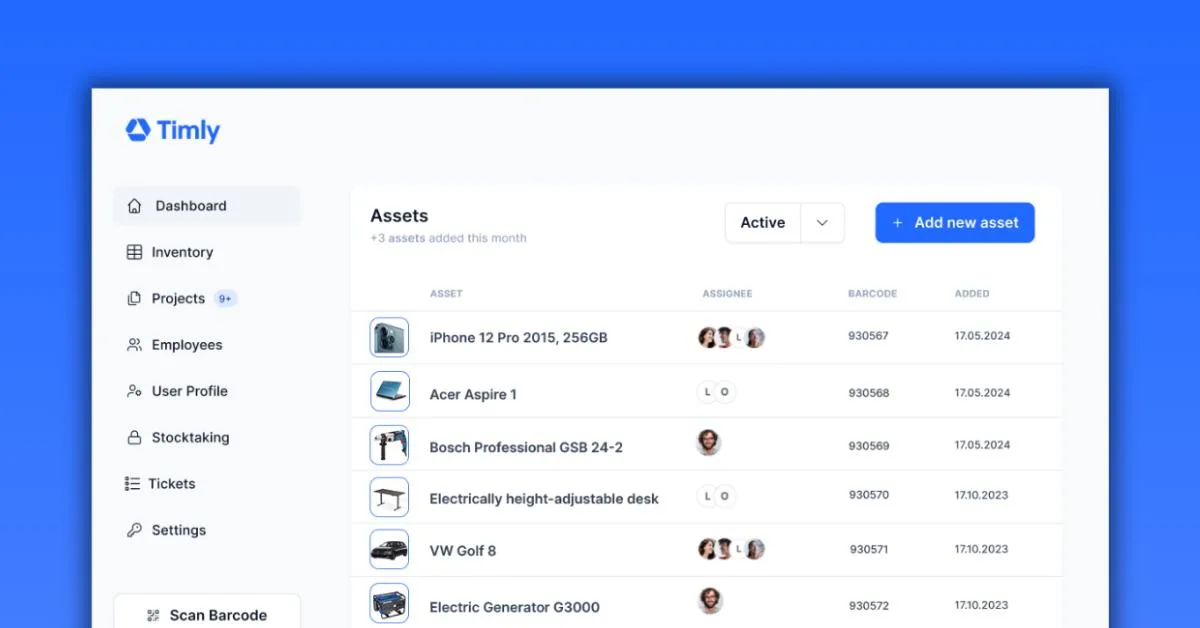 Timly Software — Screenshots 2