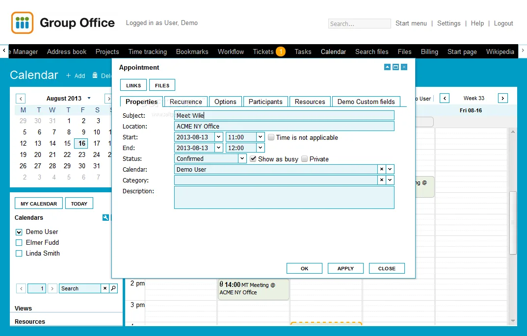 Group Office — Screenshots 2
