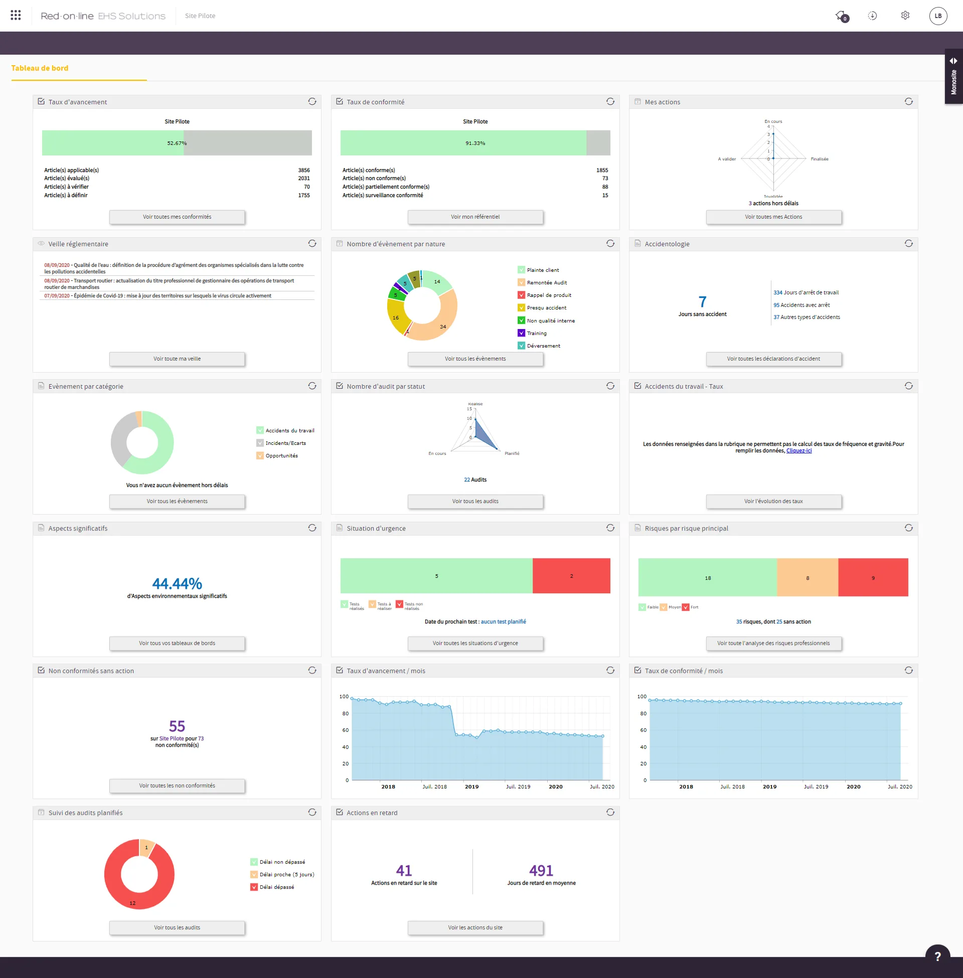 EHS Solutions Red-on-line — Screenshots 1