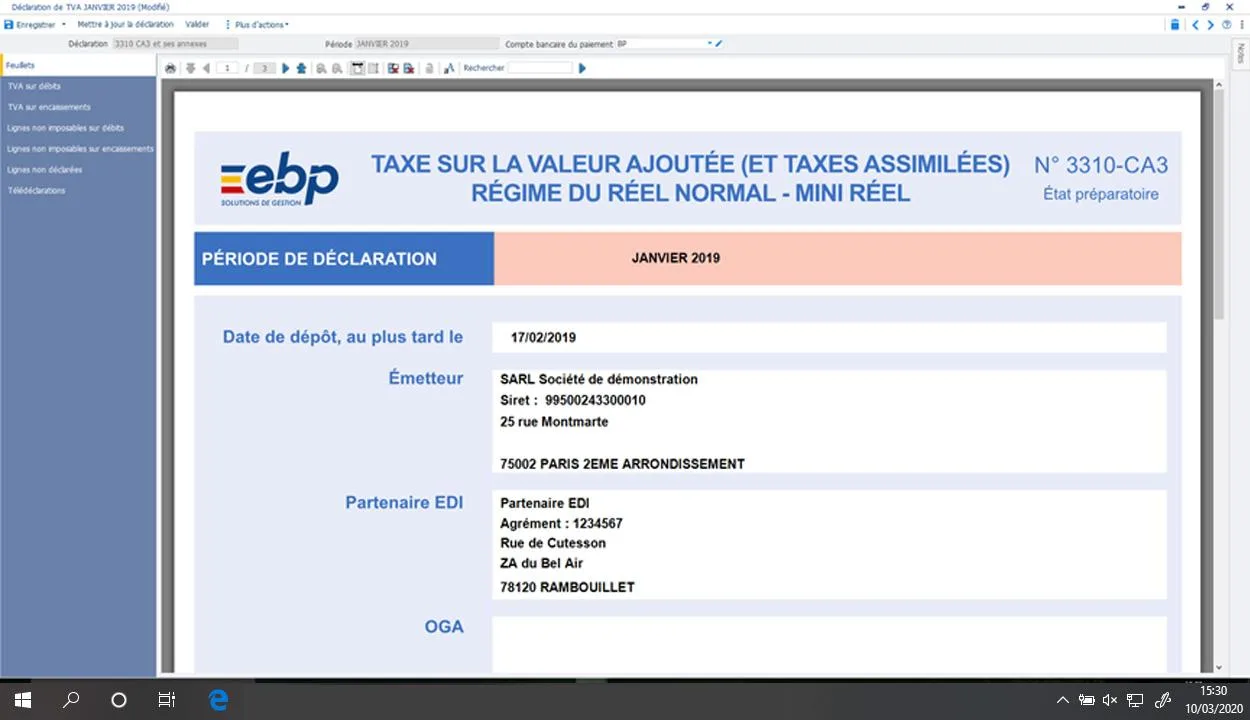 EBP Comptabilité — Captures d'écran 5