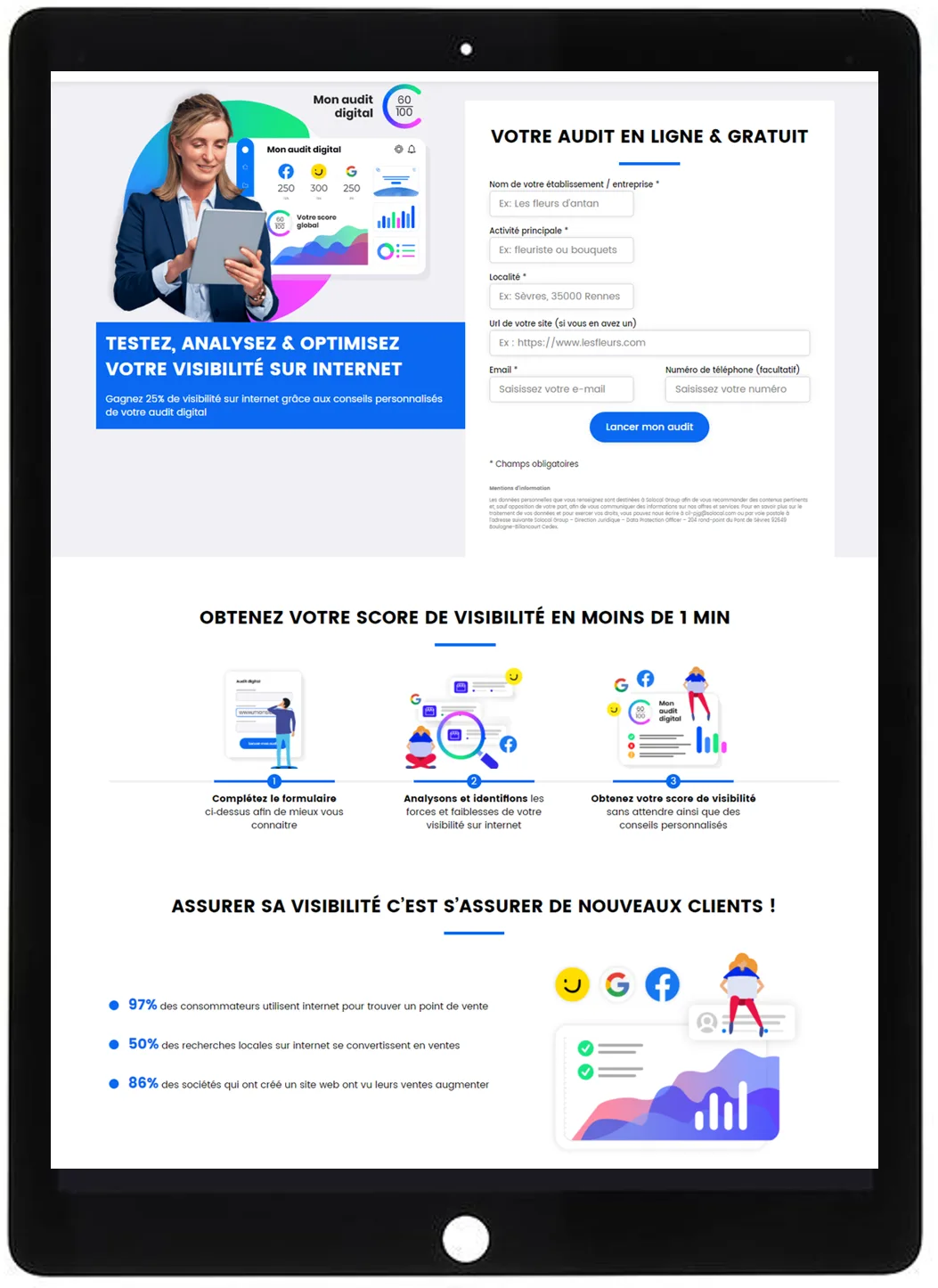 Audit Visibilité Digitale — Screenshots 2