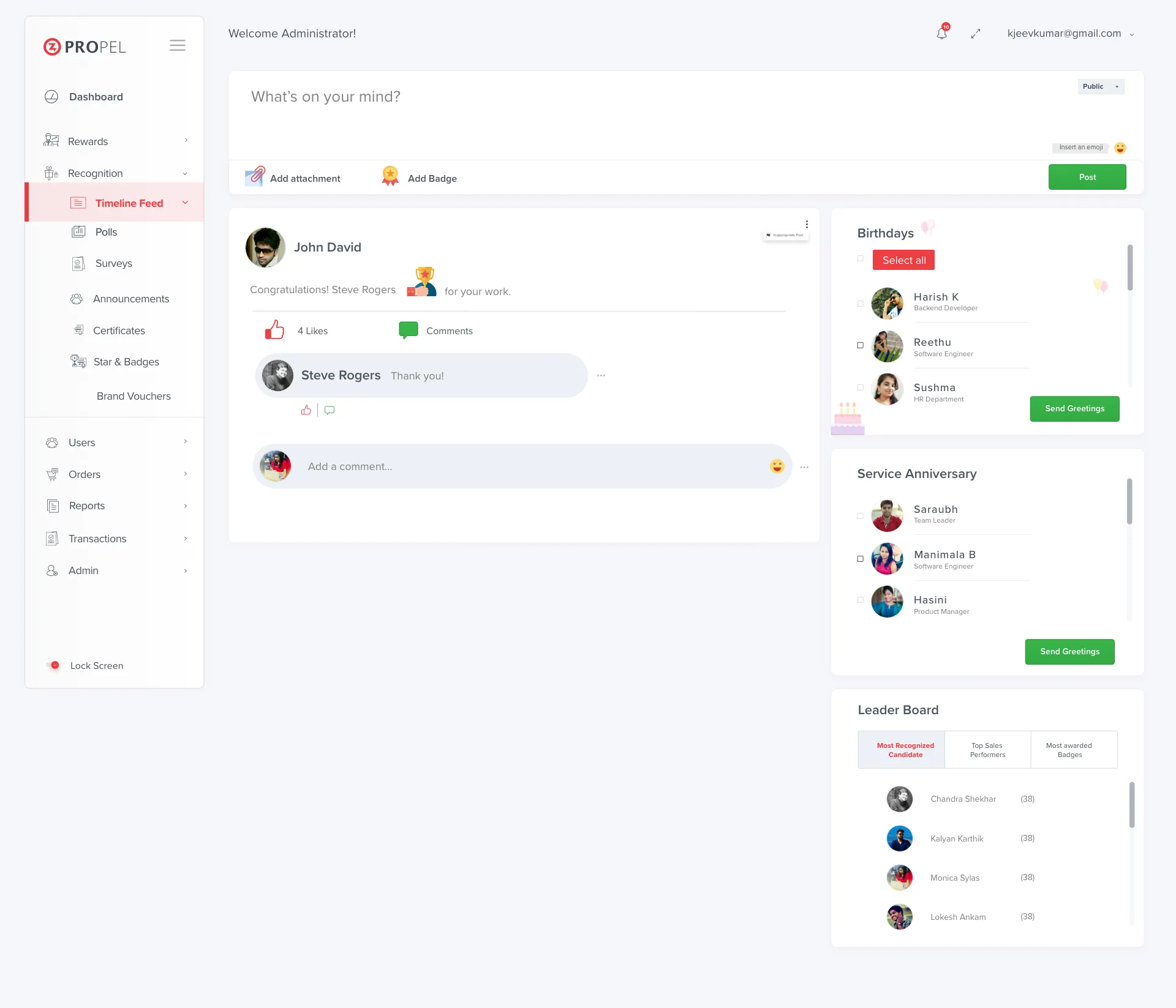Zaggle Propel — Screenshots 6