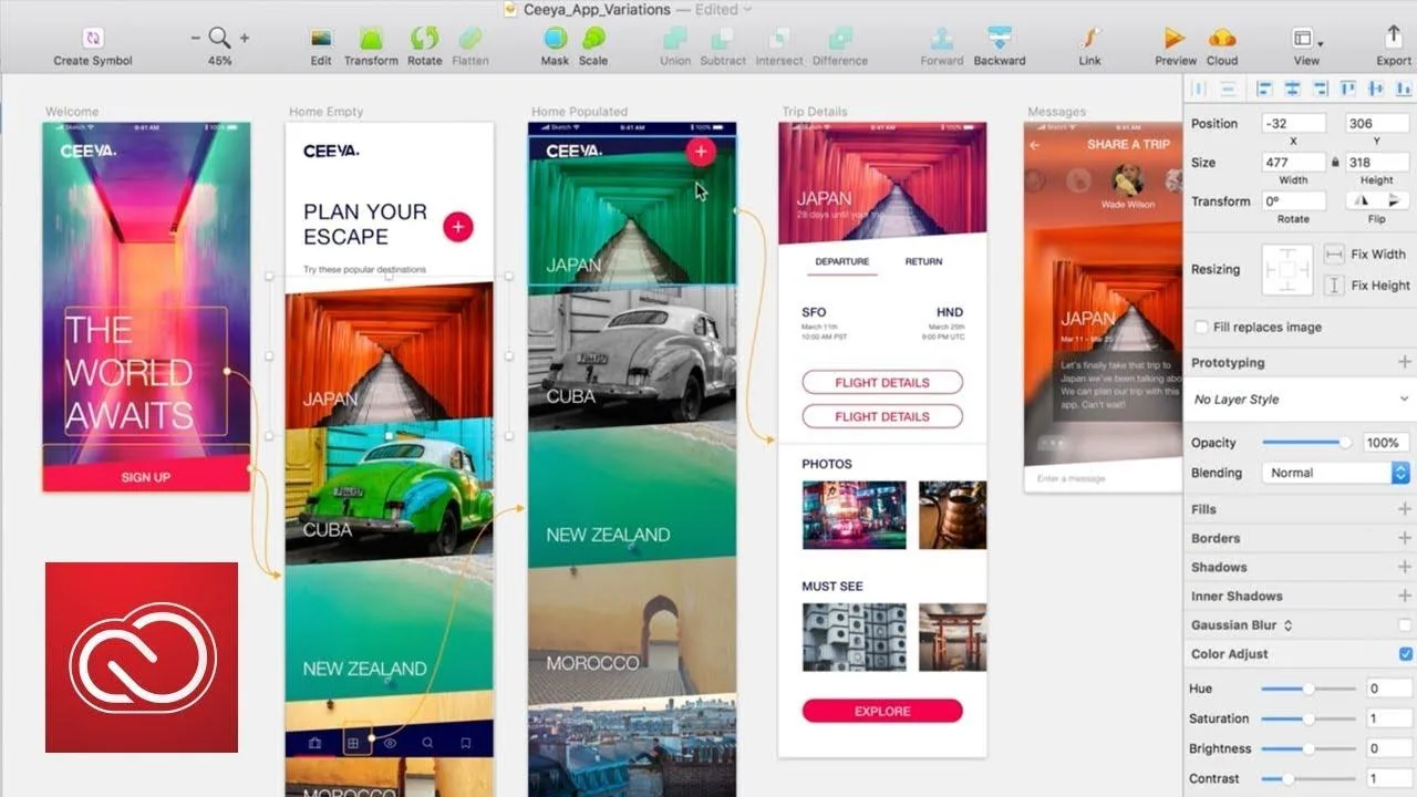 Adobe Xd — Dynamic Design Tool for Creative Prototyping