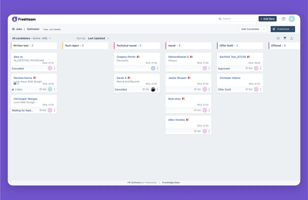 Freshteam — Screenshots 6