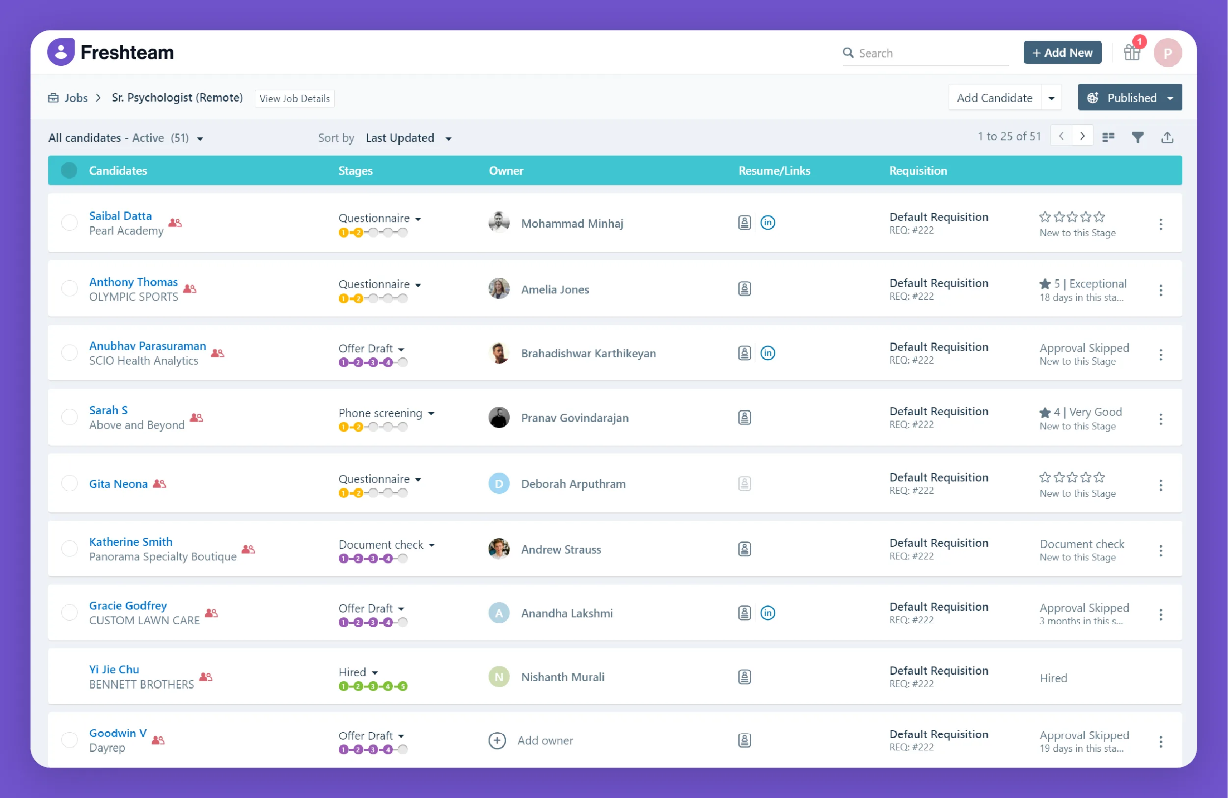 Freshteam — Screenshots 8