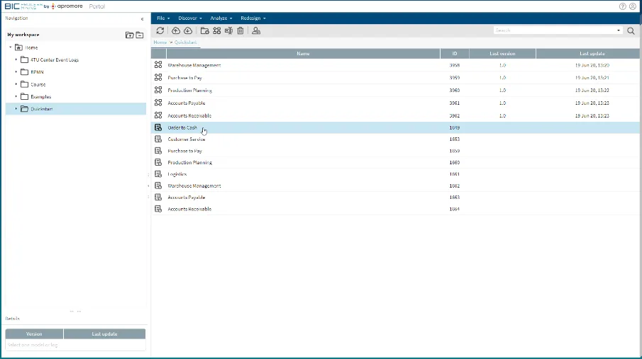 BIC Process Mining — Screenshots 3