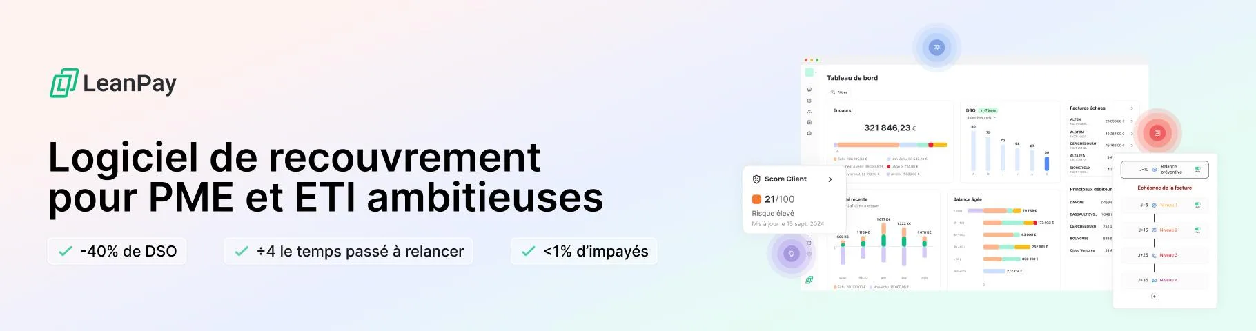 LeanPay — B2B Debt Collection Software for SMBs and Mid-sized business
