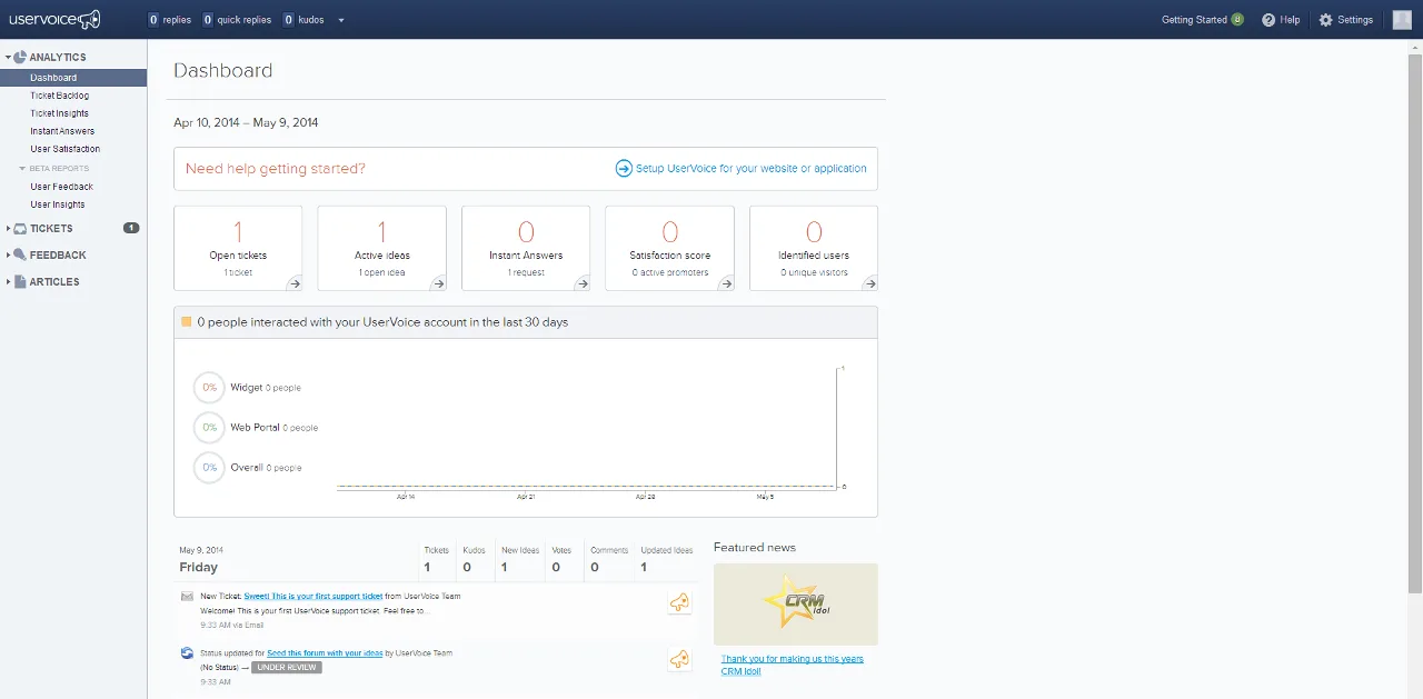UserVoice — Screenshots 1