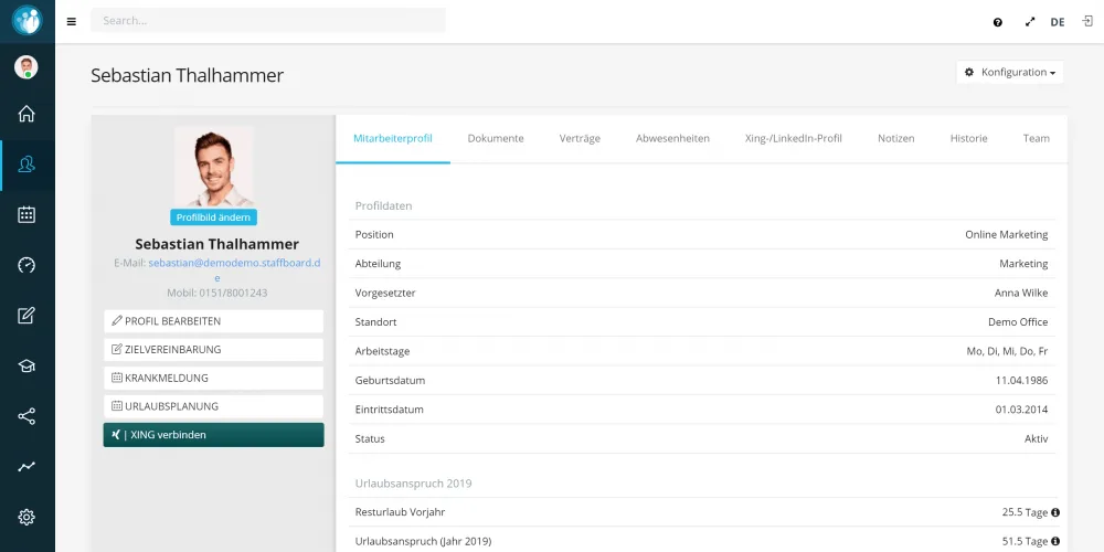 Staffboard — Screenshots 1
