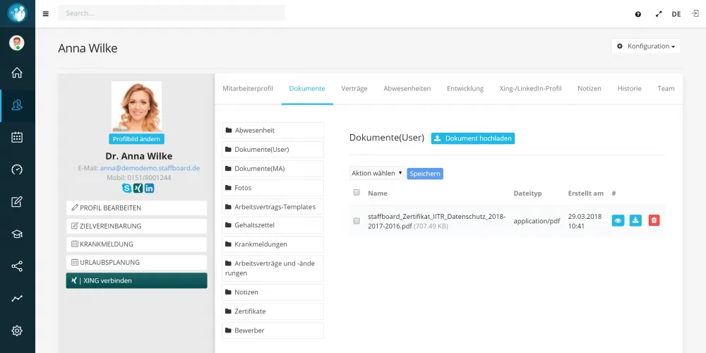 Staffboard — Screenshots 5