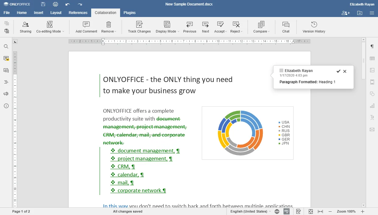 ONLYOFFICE — Screenshots 1