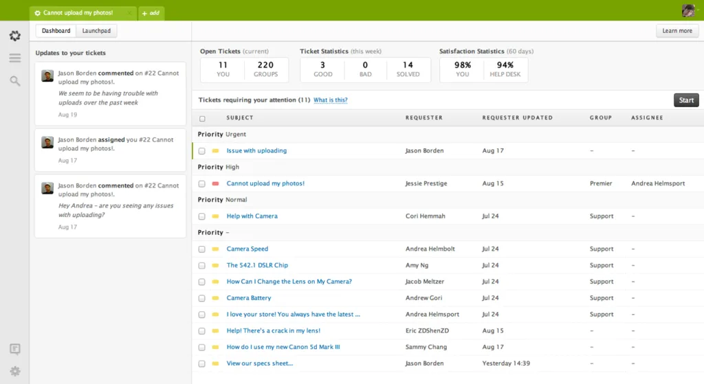 Zendesk — Captures d'écran 2