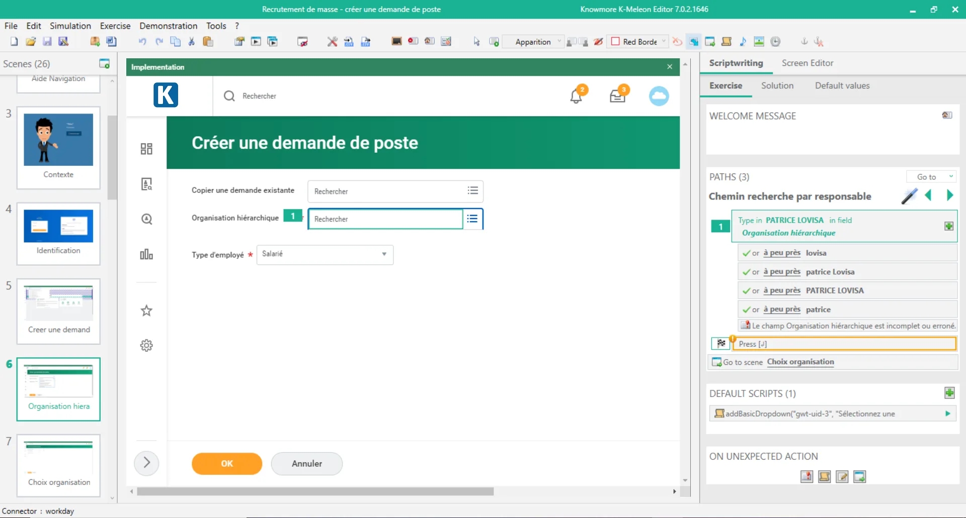 K-STUDIO — Simulateur d'application pour formations interactives