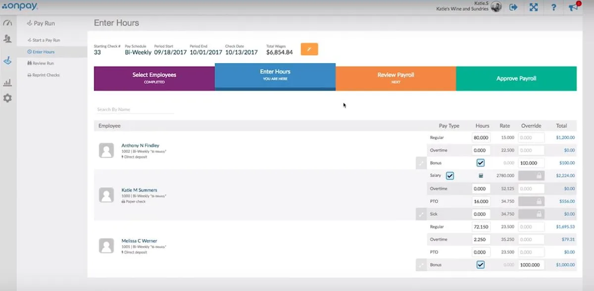 OnPay CRM — Screenshots 2