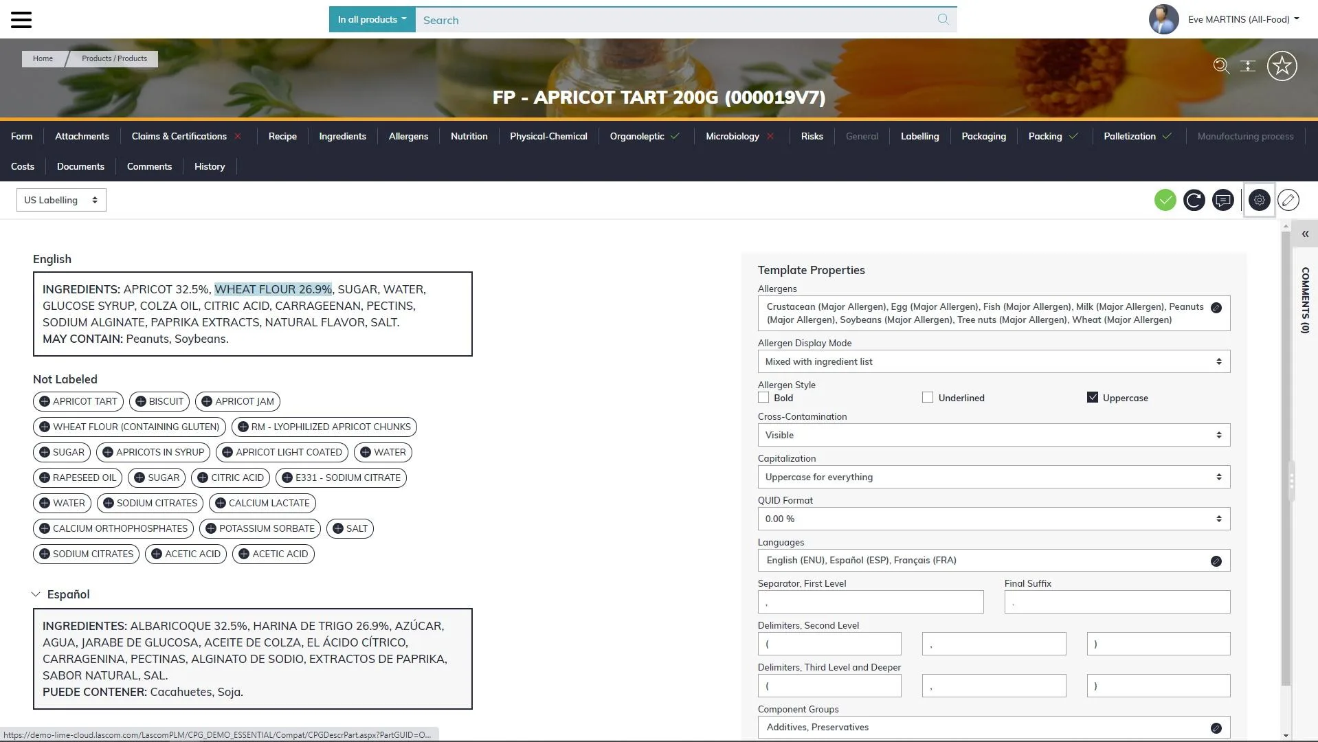 Aptean PLM Lascom Edition — Screenshots 1