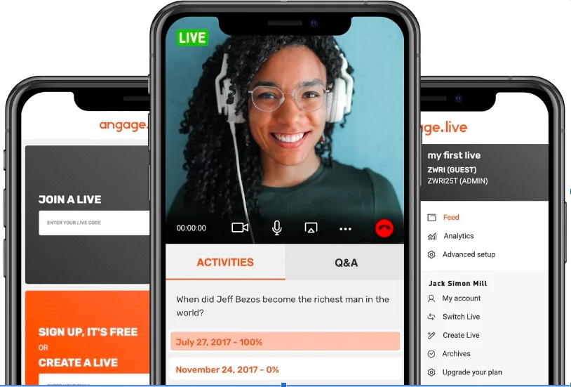 Angage Live — Screenshots 2
