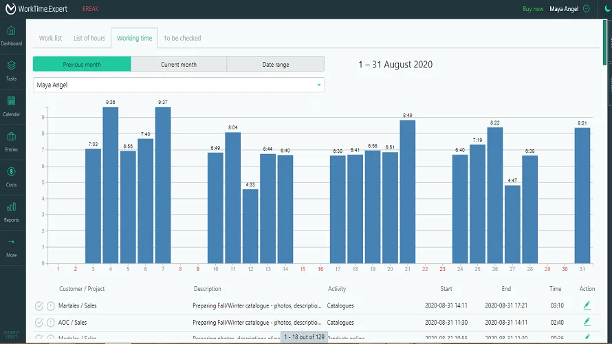Worktime Expert — Screenshots 2