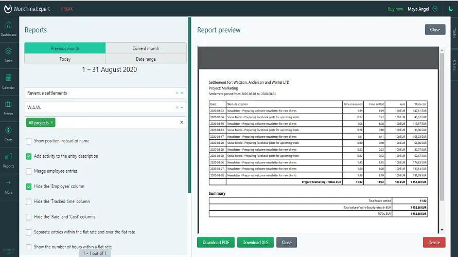 Worktime Expert — Screenshots 4