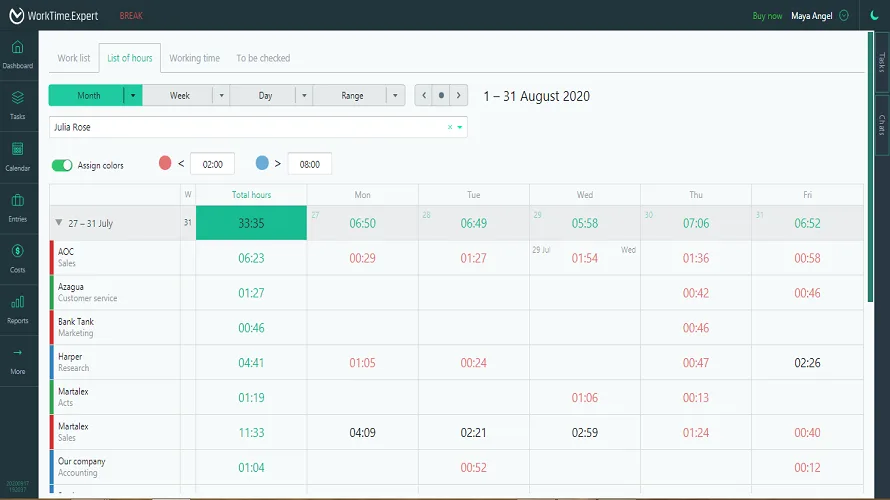 Worktime Expert — Screenshots 5