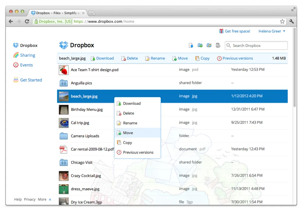 DropBox — Screenshots 1