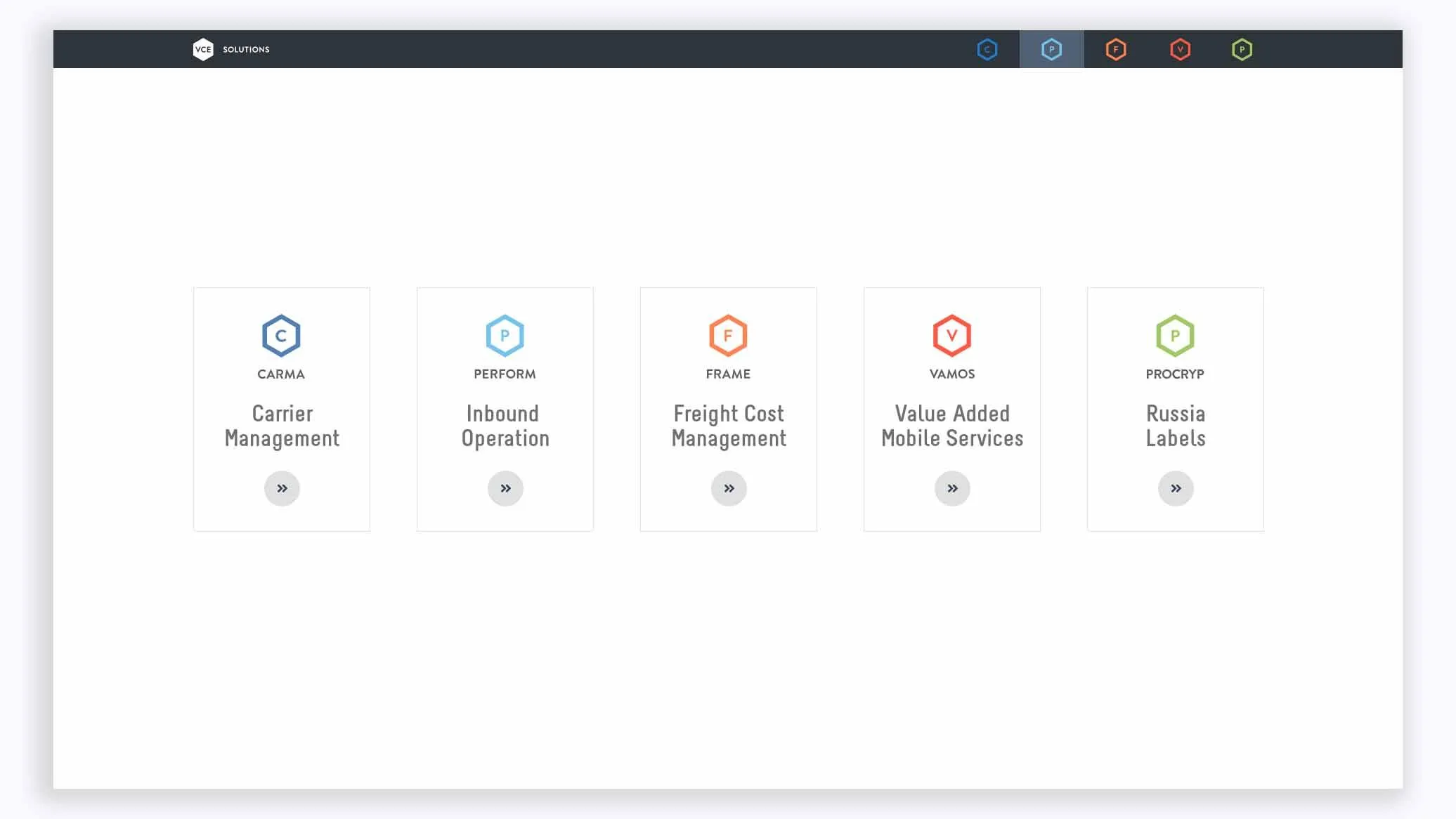 VCE Solutions TMS — Screenshots 2