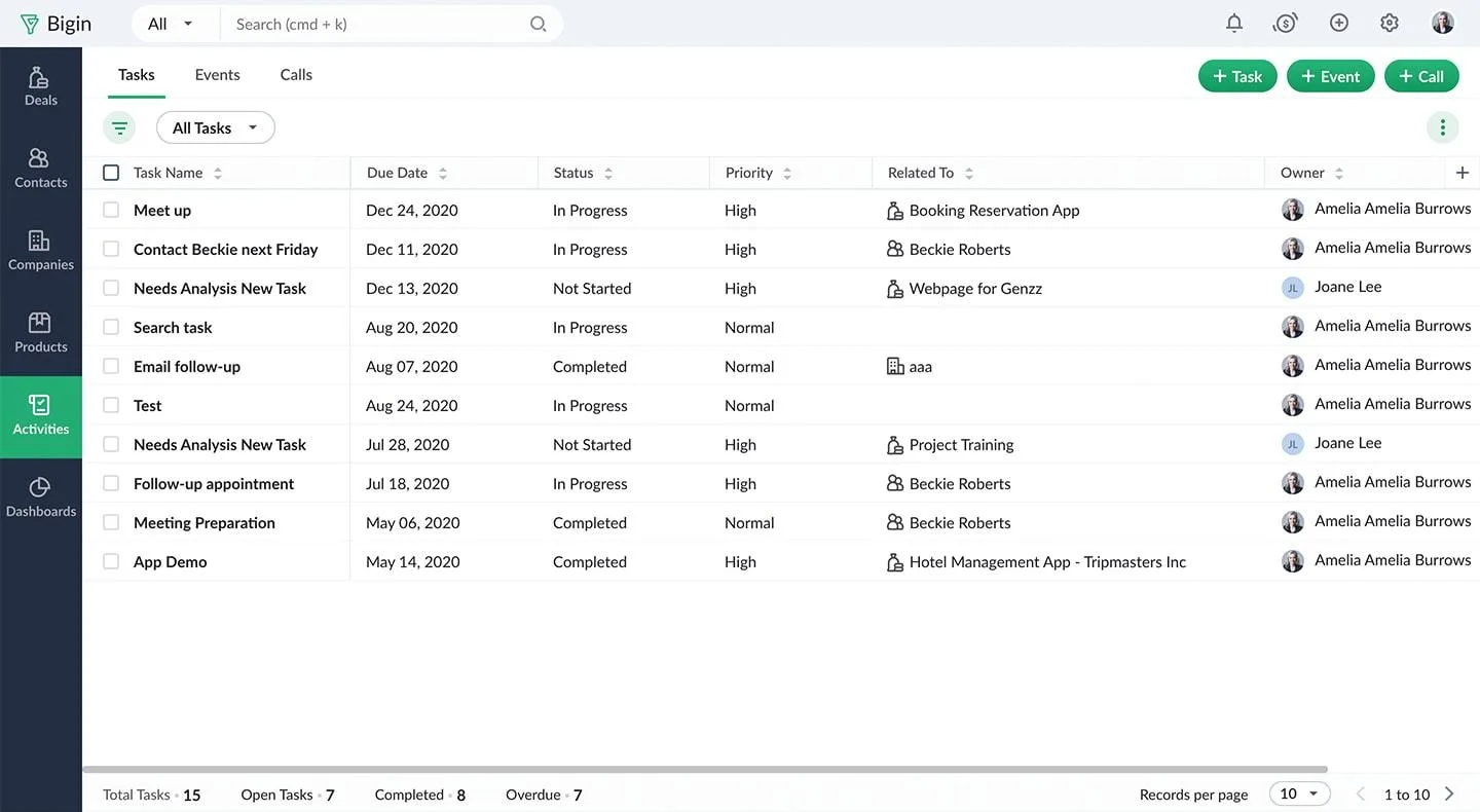 Bigin by Zoho CRM — Screenshots 5