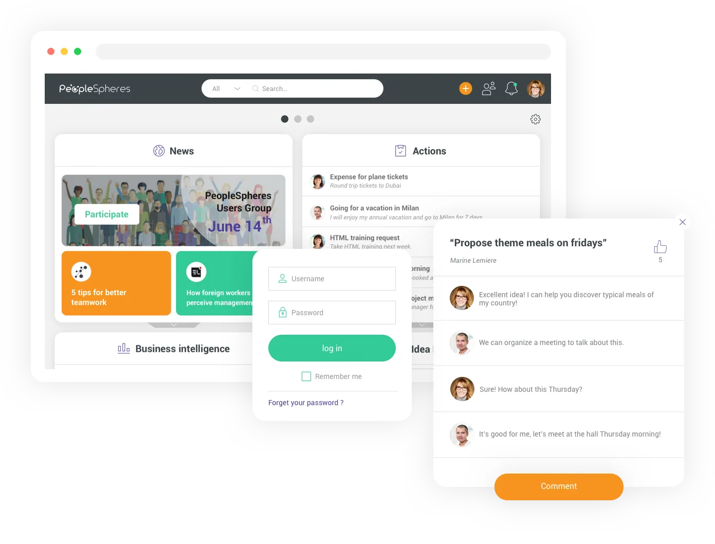 PeopleSpheres — Screenshots 1