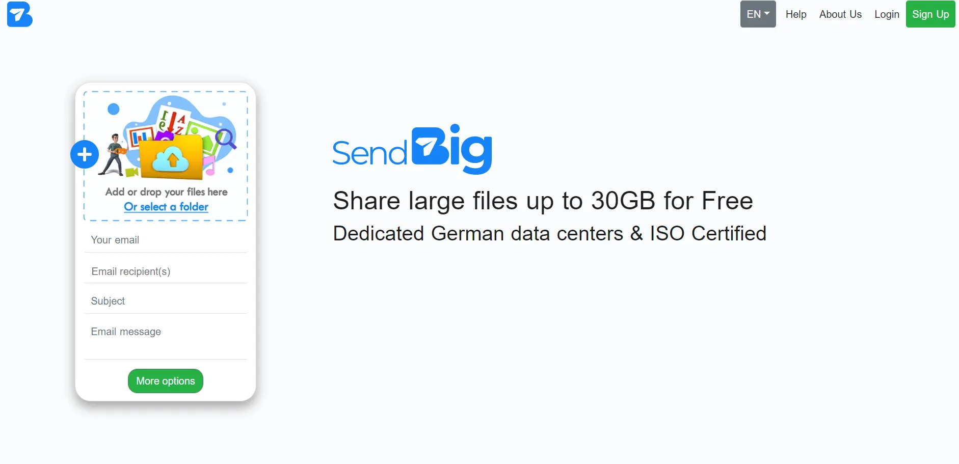 SendBig — Screenshots 1