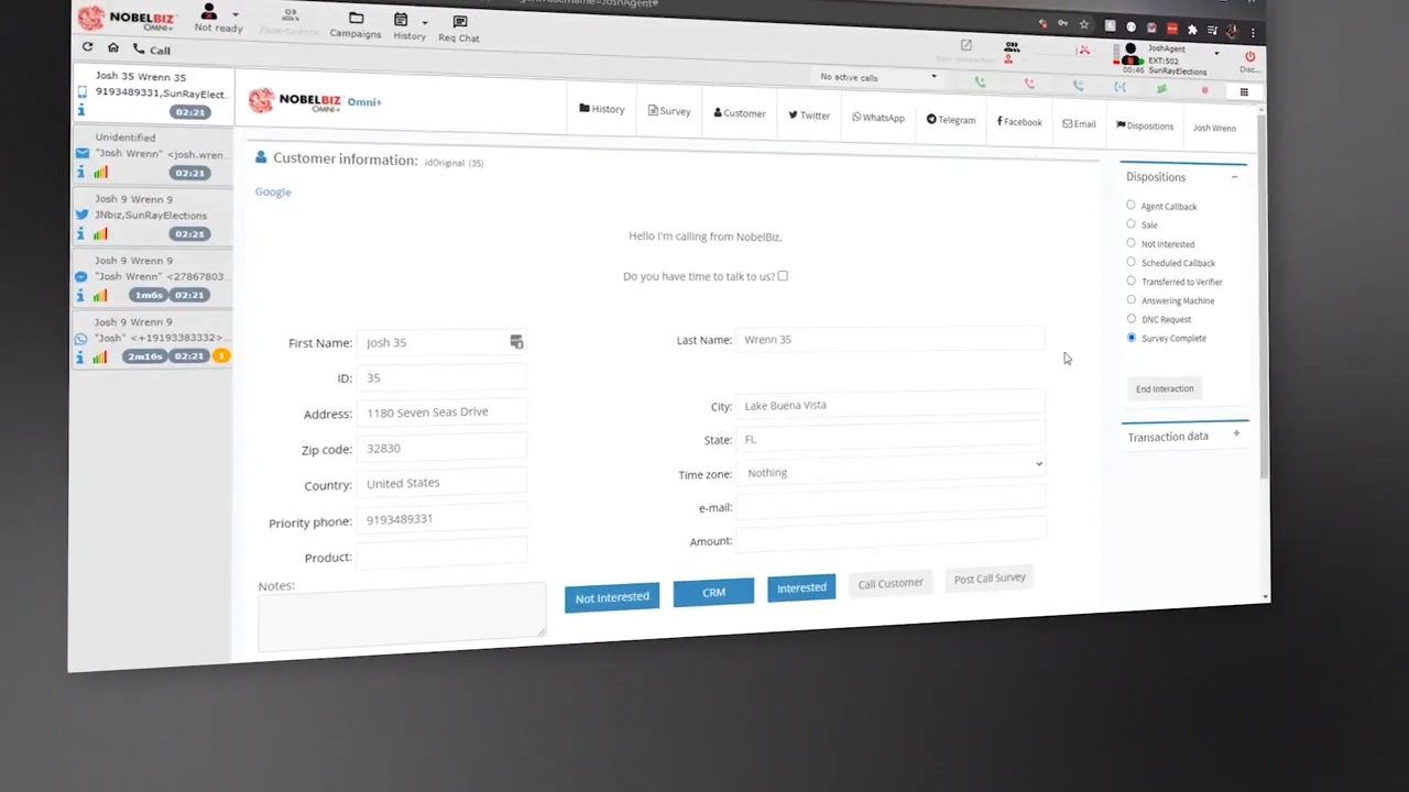 NobelBiz OMNI+ — Screenshots 1