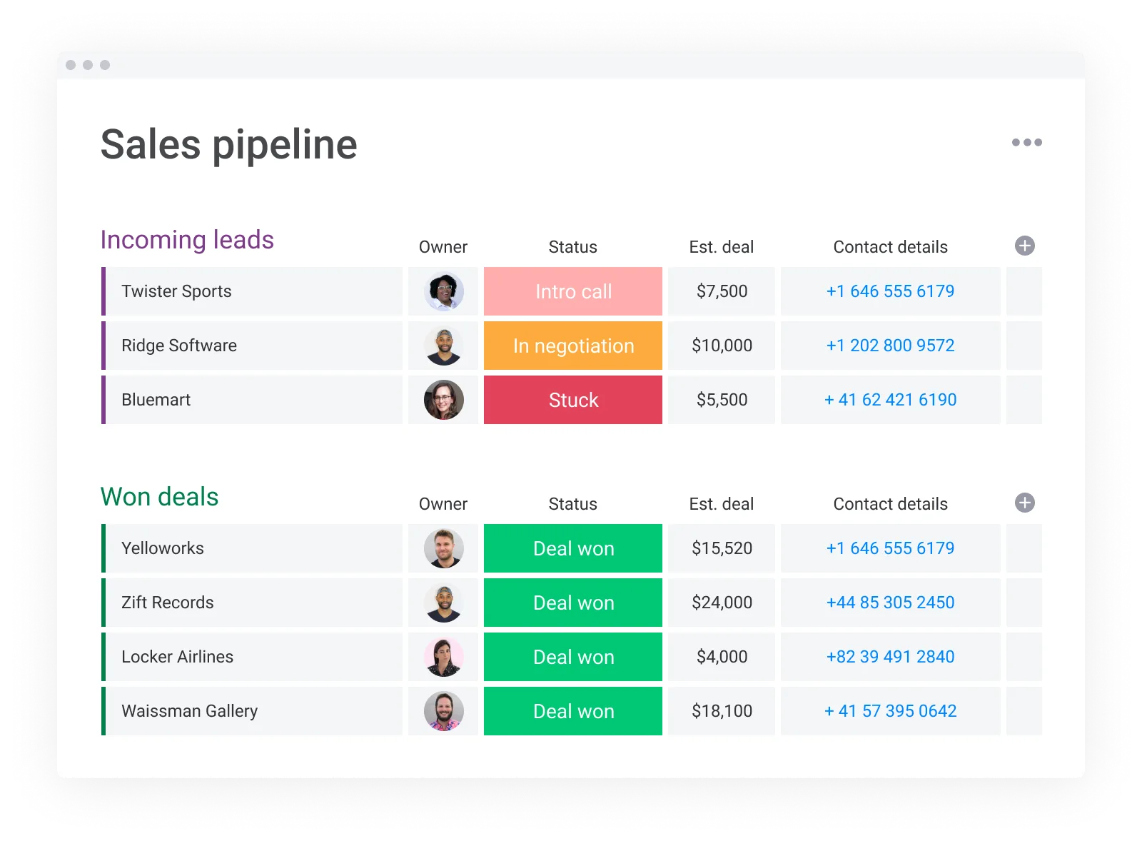 monday CRM — Screenshots 2