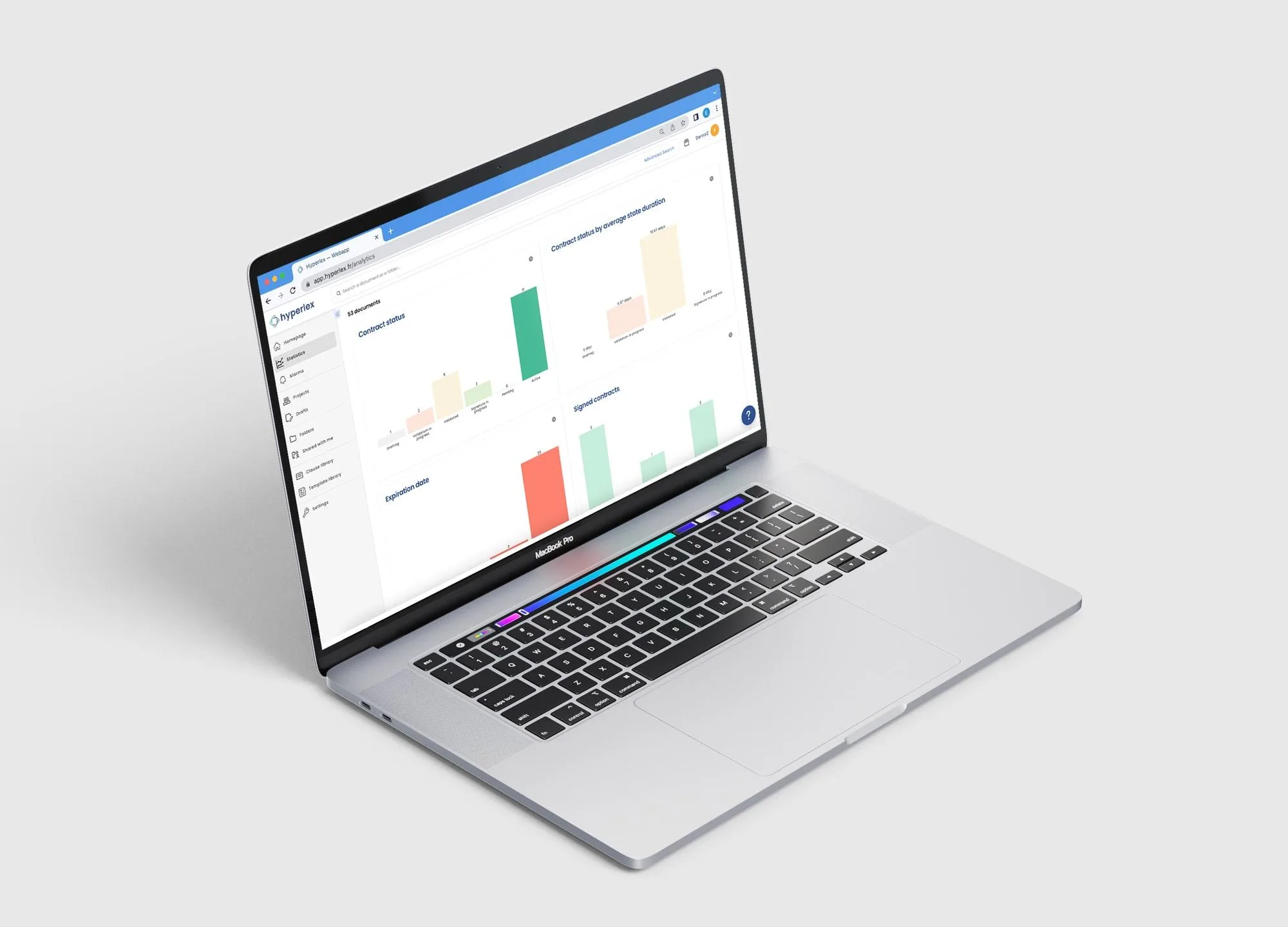 Hyperlex — Cloud-based contract management software that relies on art