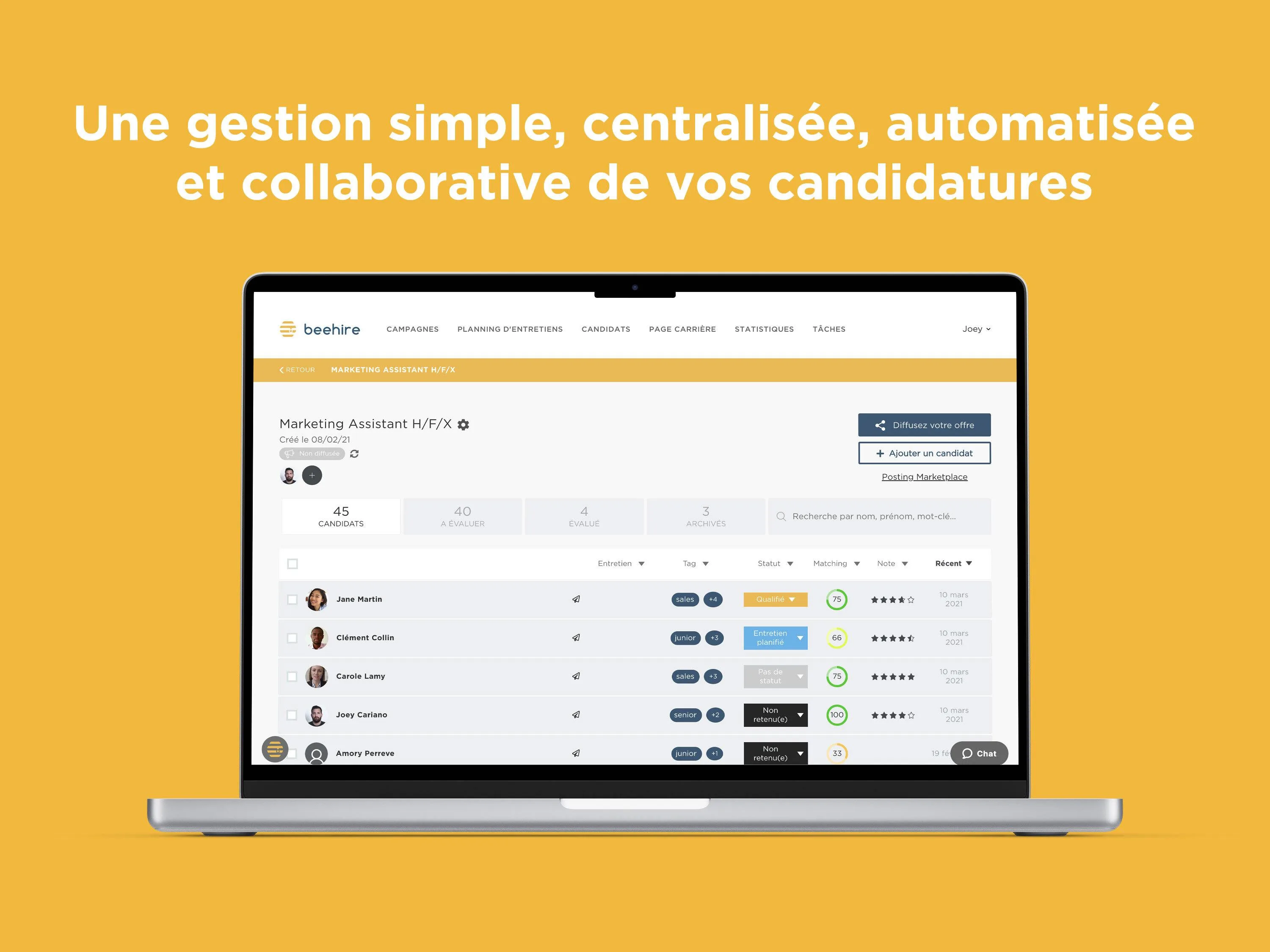 Beehire — Screenshots 2