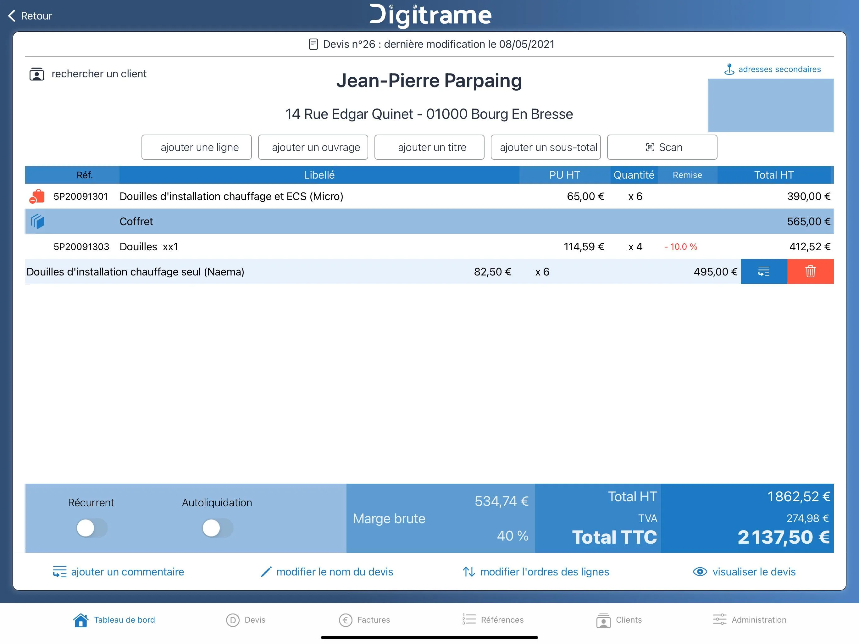 Digitrame — Captures d'écran 5