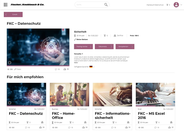 nectar LMS — Screenshots 1