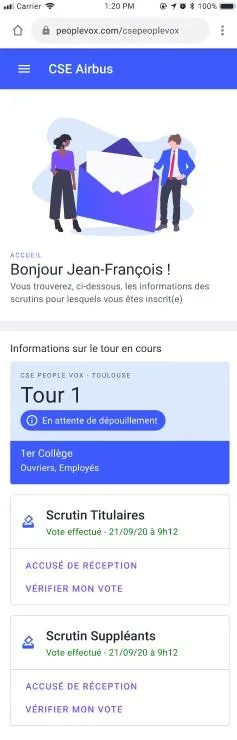 People Vox - Vote électronique — Captures d'écran 4