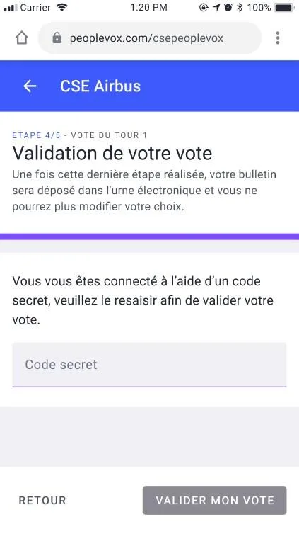 People Vox - Vote électronique — Captures d'écran 6