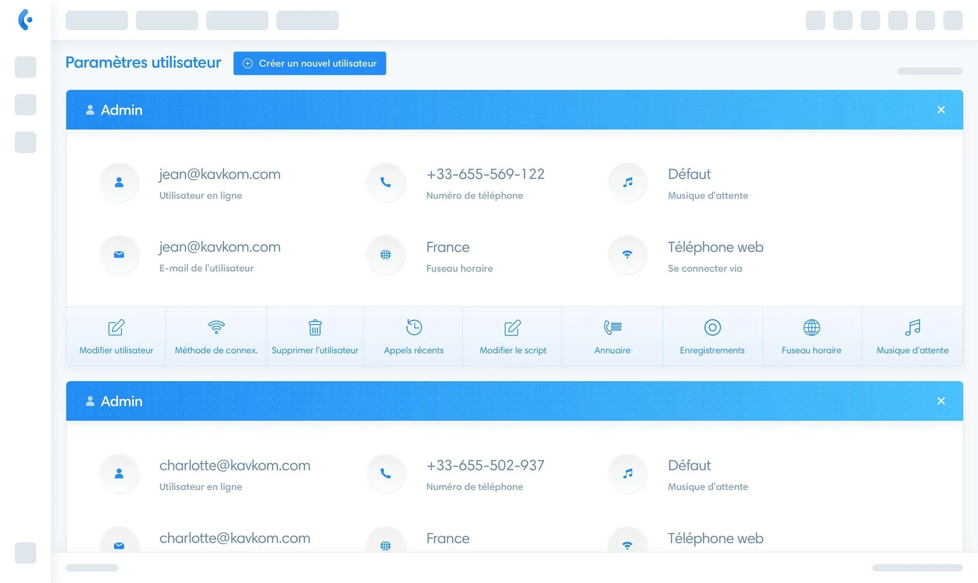 Kavkom Predictive Dialer — Screenshots 2