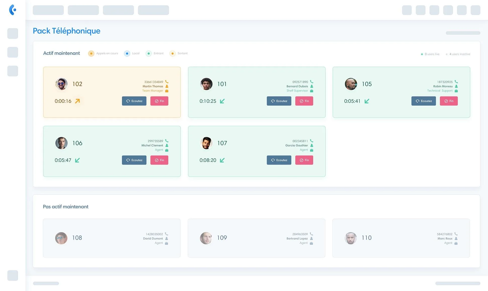 Kavkom Predictive Dialer — Screenshots 3