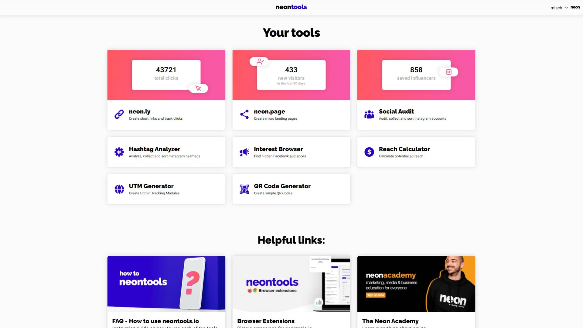 Neontools — Screenshots 1