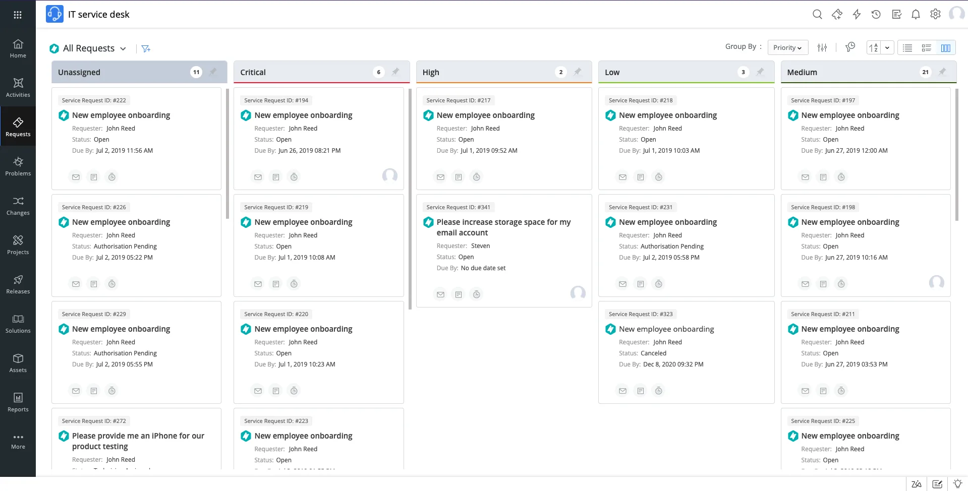 ManageEngine Servicedesk Plus — Screenshots 3