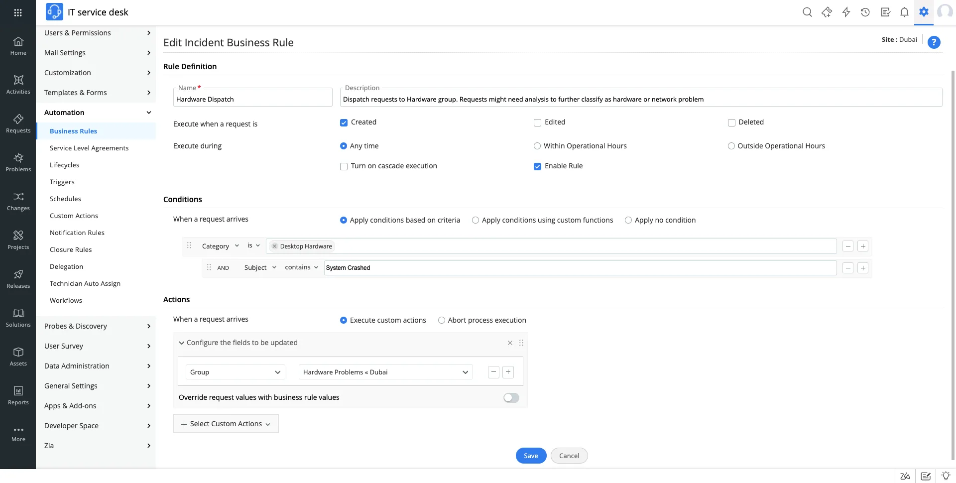 ManageEngine Servicedesk Plus — Screenshots 5