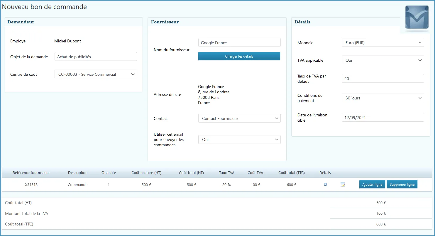 Mon Intranet SIRH Achats — Screenshots 1