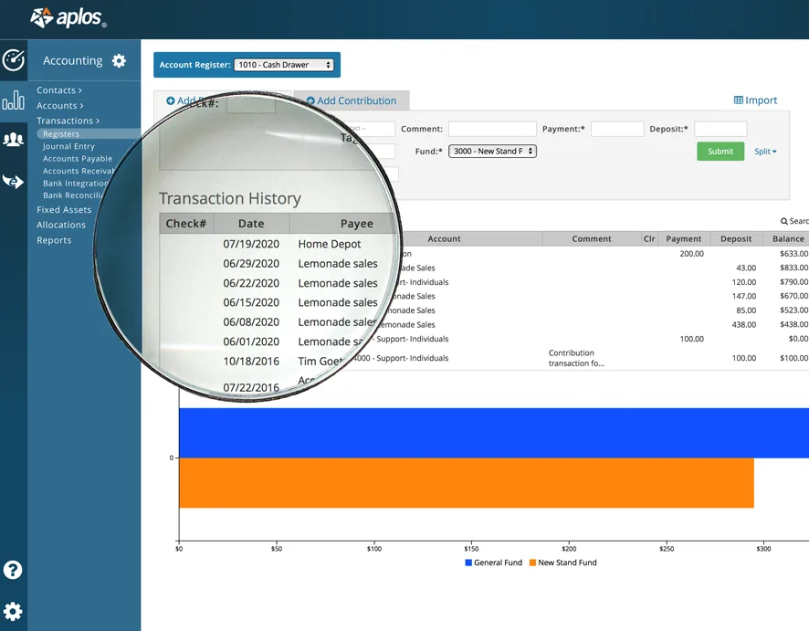 Aplos Accounting — Screenshots 2