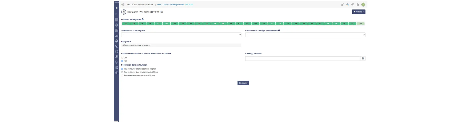 Backup Files and Data — Flexible, sovereign SaaS backup