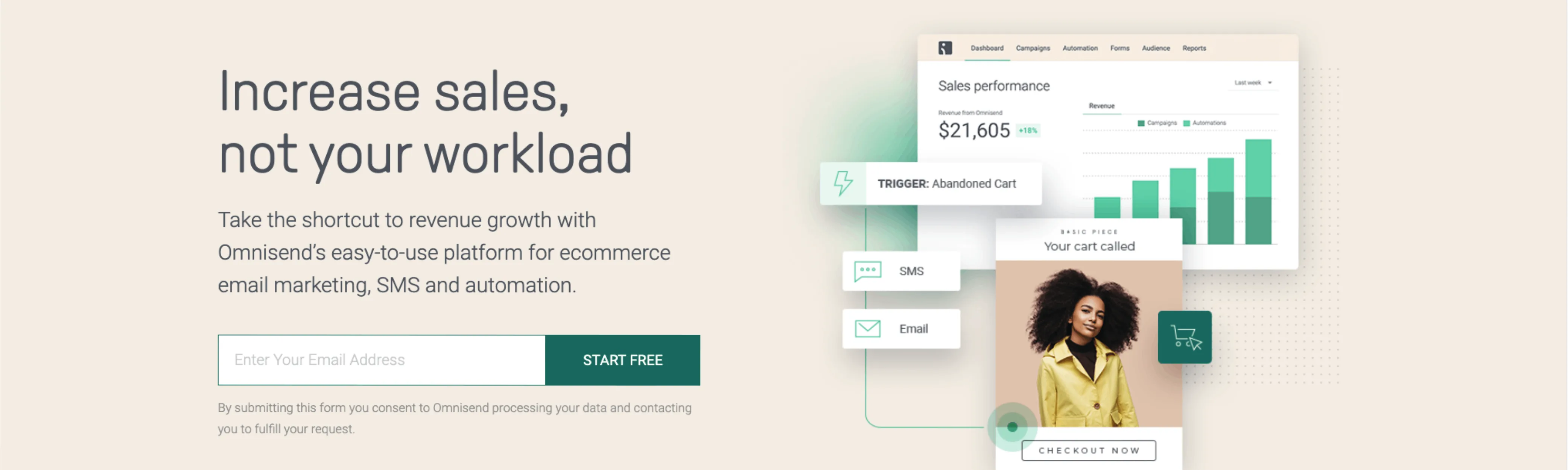 Omnisend — Marketing Automation - Email, SMS, and Push Notifications